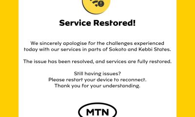 MTN network outage