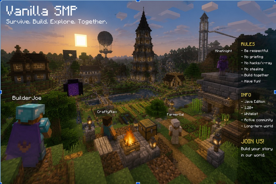 minecraft vanilla smp