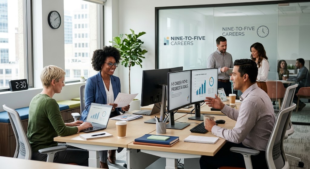 nine-to-five career job