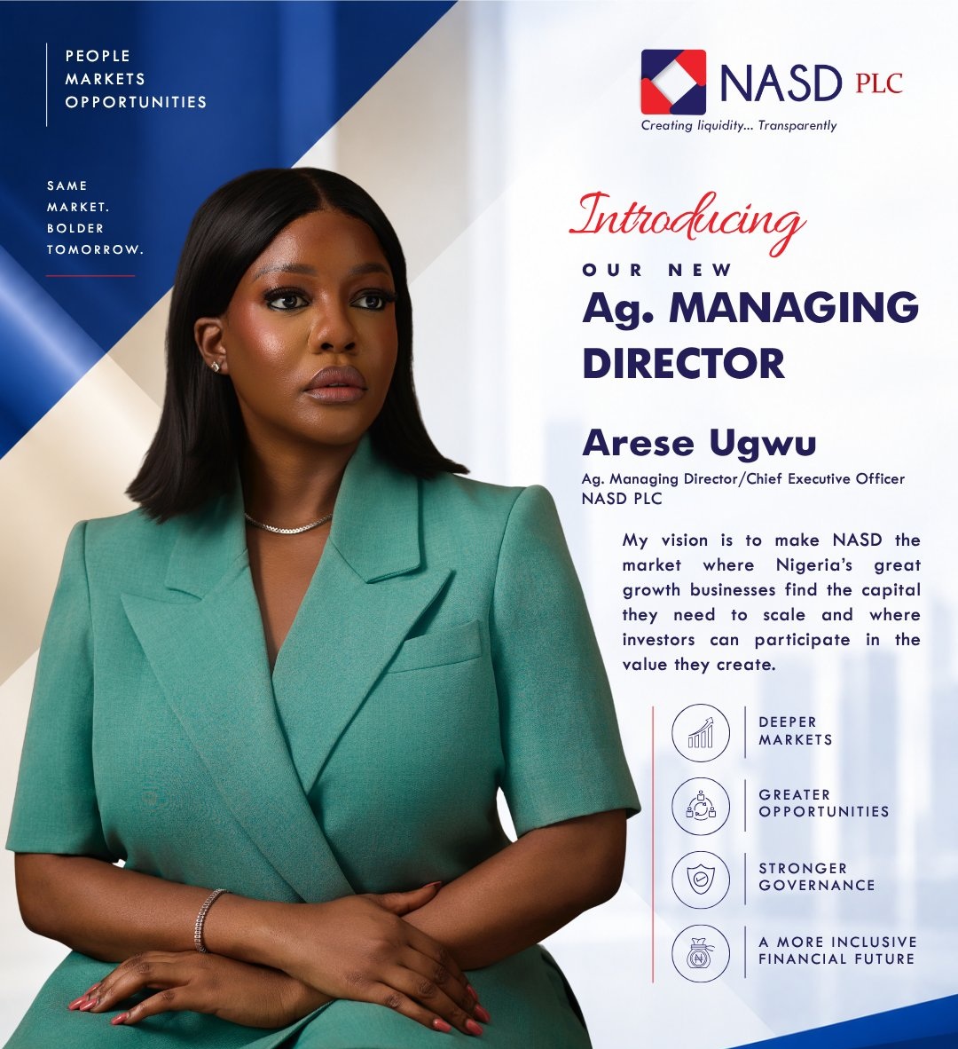 Arese Ugwu NASD