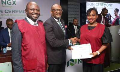 NGX inducts 103 dealing clerks
