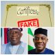 Nigeria Fake Credentials