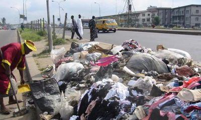 waste on median