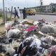 waste on median