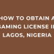 Lagos betting licence
