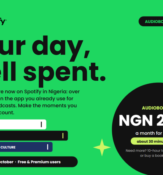 Spotify audiobooks Nigeria