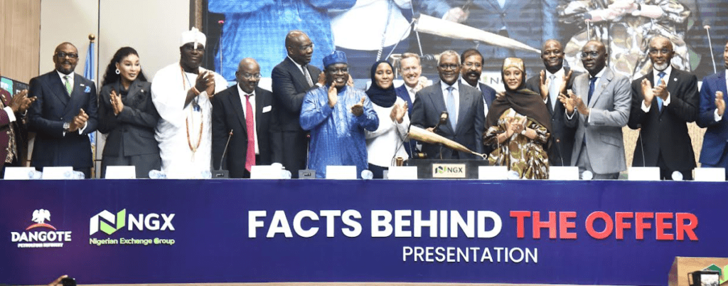 market dangote refinery ipo
